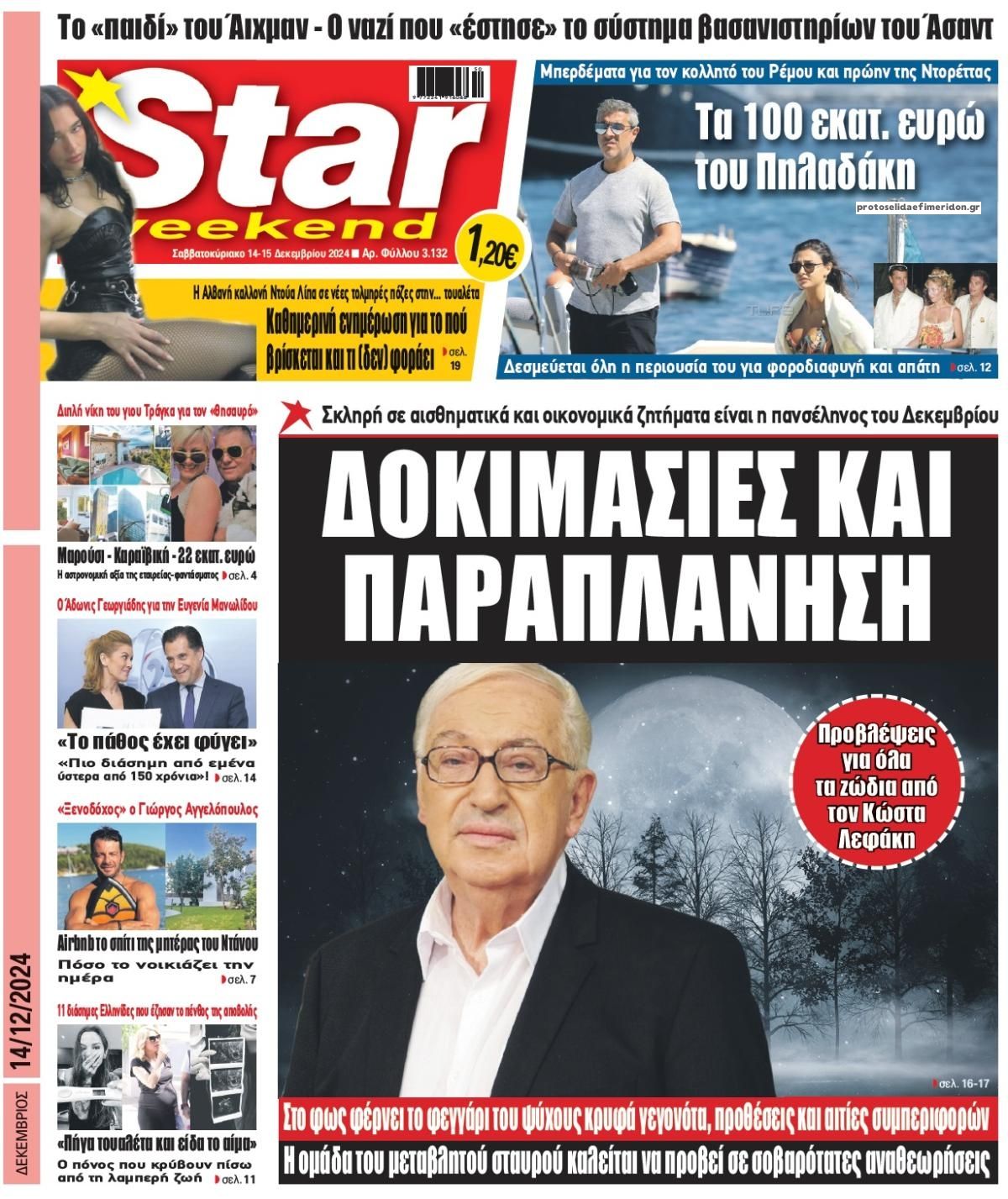 Πρωτοσέλιδο εφημερίδας Star Press